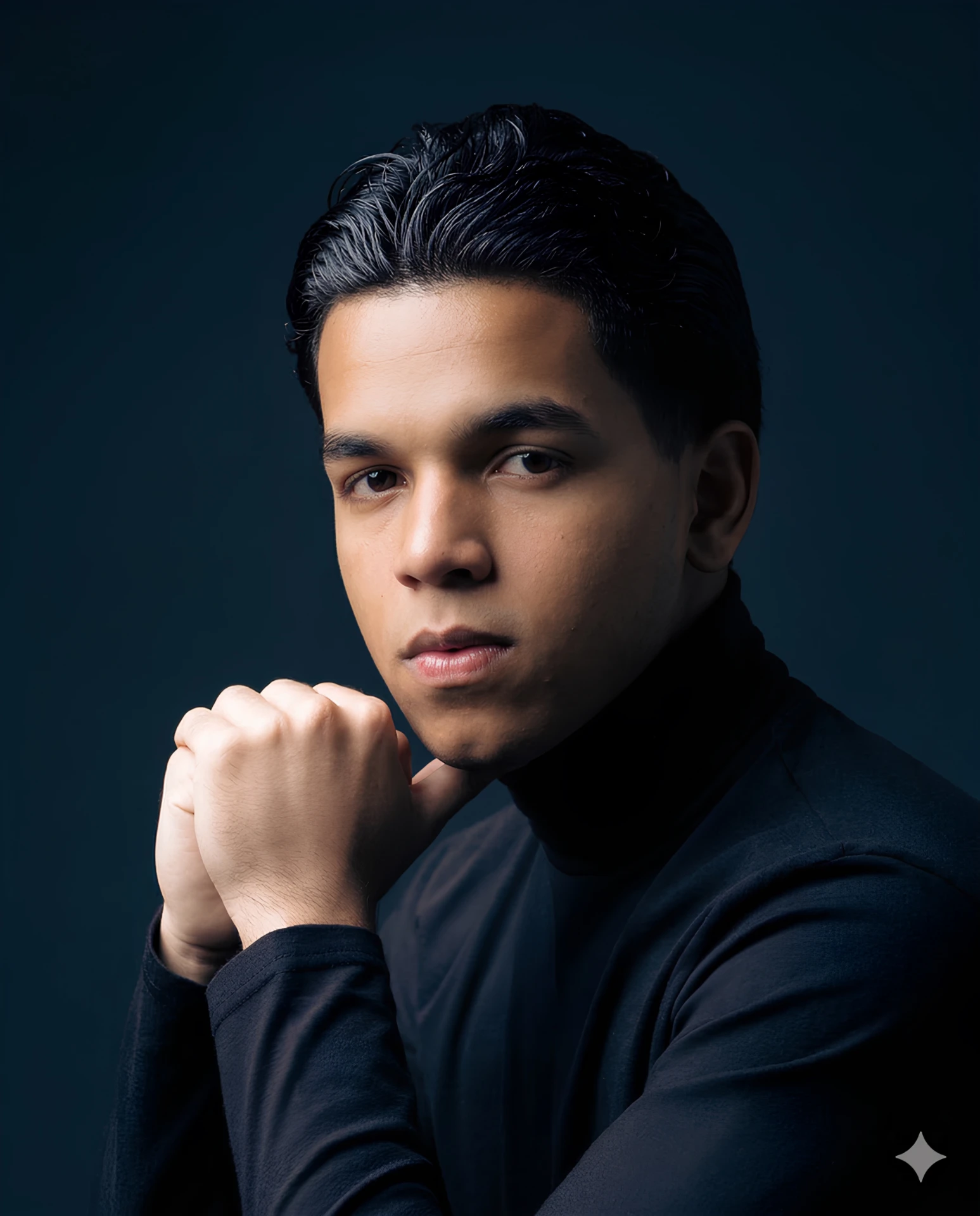 Retrato de Leandro Santana